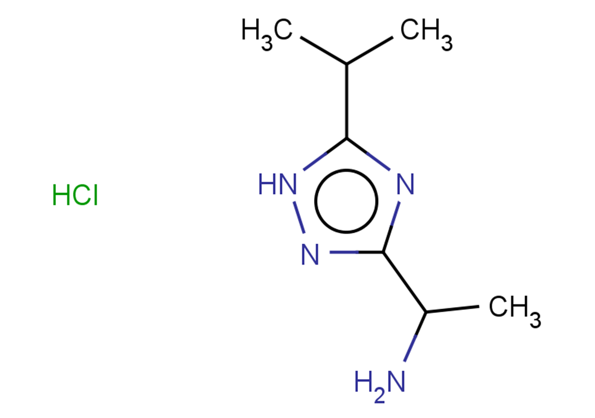 1-[5-(propan-2-yl)-1H-1,2,4-triazol-3-yl]ethan-1-amine hydrochloride