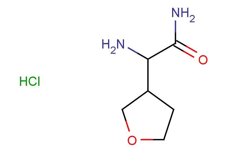 2-amino-2-(oxolan-3-yl)acetamide hydrochloride