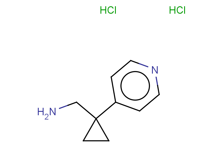 [1-(pyridin-4-yl)cyclopropyl]methanamine dihydrochloride