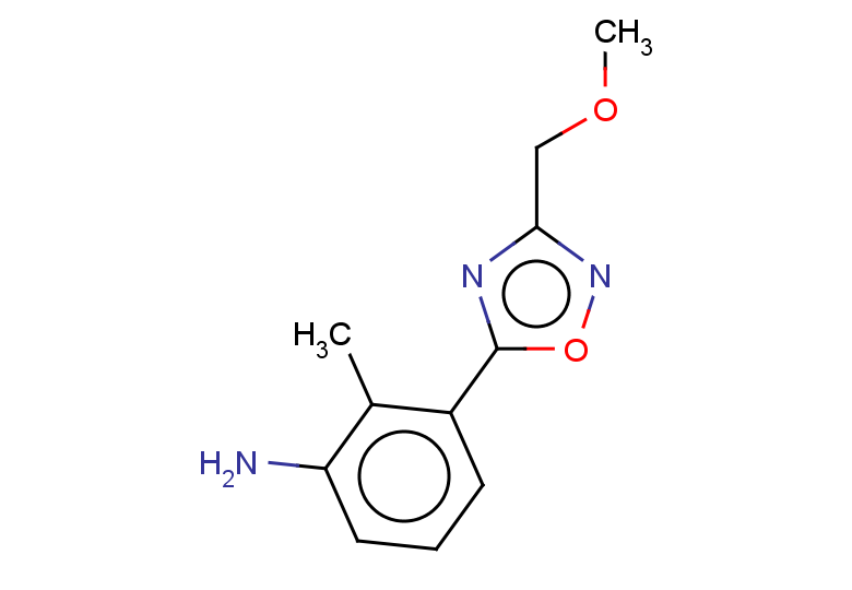 3-[3-(methoxymethyl)-1,2,4-oxadiazol-5-yl]-2-methylaniline