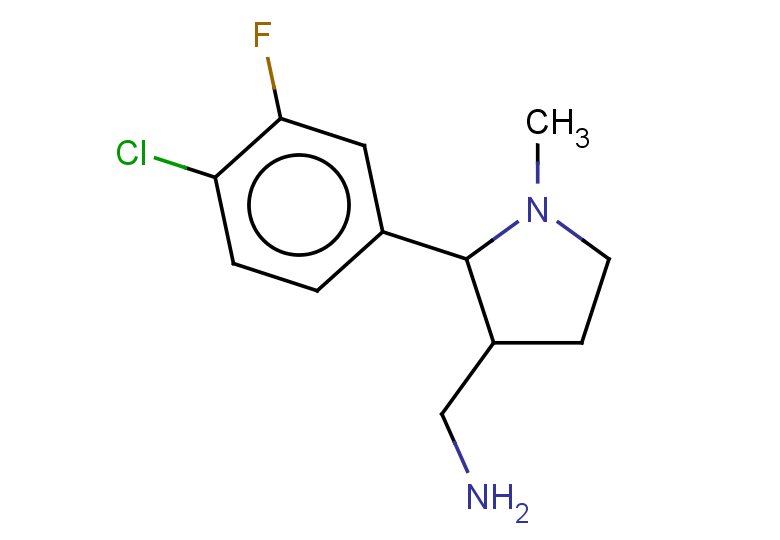 [2-(4-chloro-3-fluorophenyl)-1-methylpyrrolidin-3-yl]methanamine