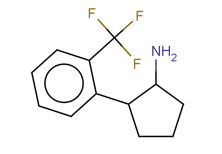2-[2-(trifluoromethyl)phenyl]cyclopentan-1-amine, Mixture of diastereomers