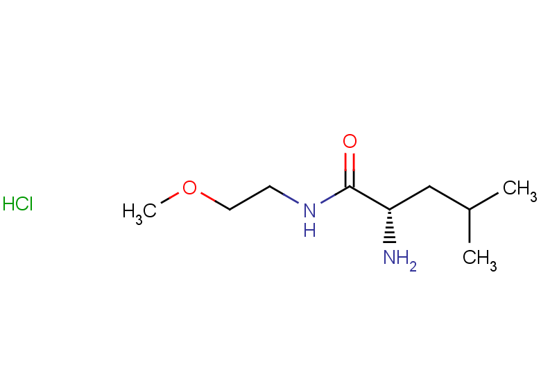 (2S)-2-amino-N-(2-methoxyethyl)-4-methylpentanamide hydrochloride