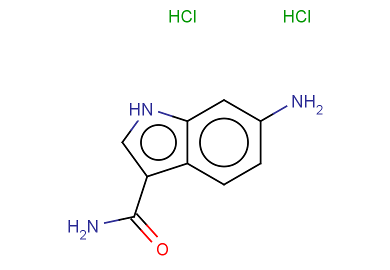 6-amino-1H-indole-3-carboxamide dihydrochloride