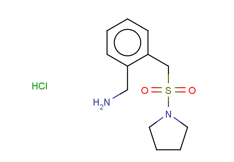 {2-[(pyrrolidine-1-sulfonyl)methyl]phenyl}methanamine hydrochloride