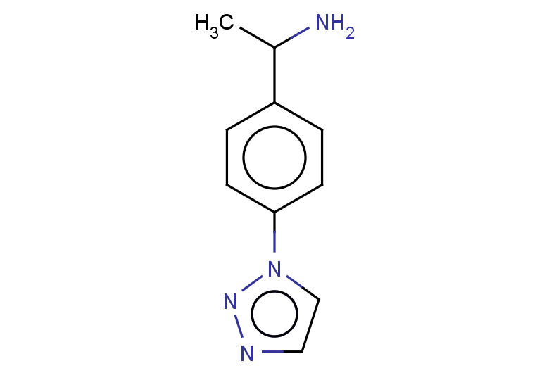 1-[4-(1H-1,2,3-triazol-1-yl)phenyl]ethan-1-amine