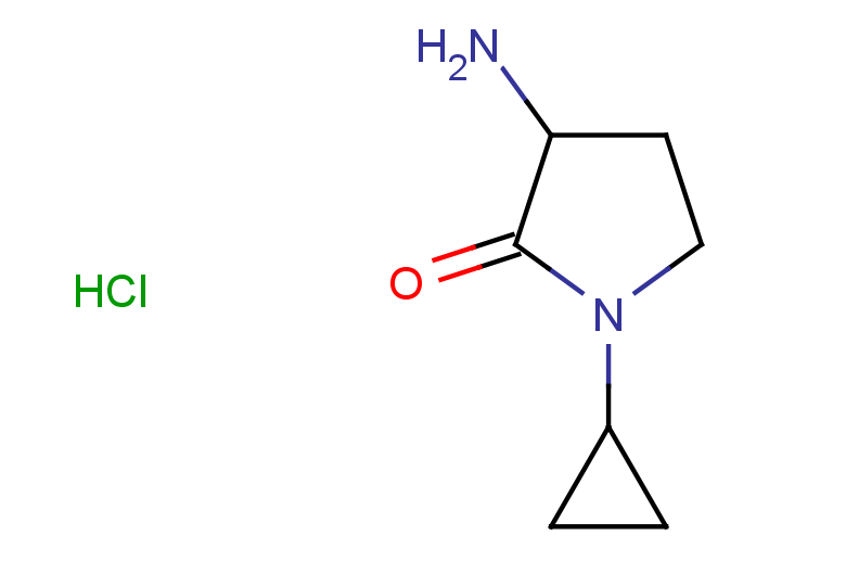 3-amino-1-cyclopropylpyrrolidin-2-one hydrochloride