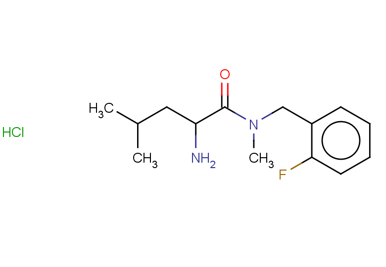 2-amino-N-[(2-fluorophenyl)methyl]-N,4-dimethylpentanamide hydrochloride