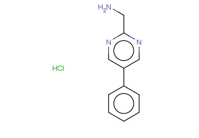 1-(5-phenylpyrimidin-2-yl)methanamine hydrochloride