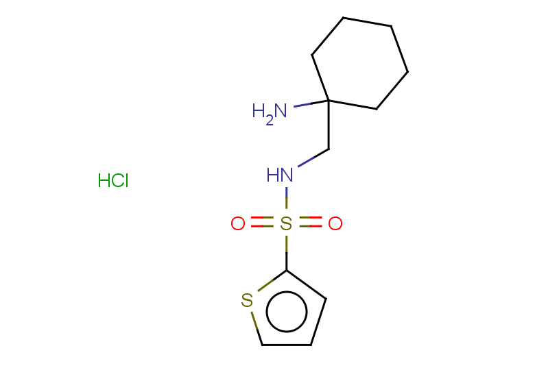 N-[(1-aminocyclohexyl)methyl]thiophene-2-sulfonamide hydrochloride