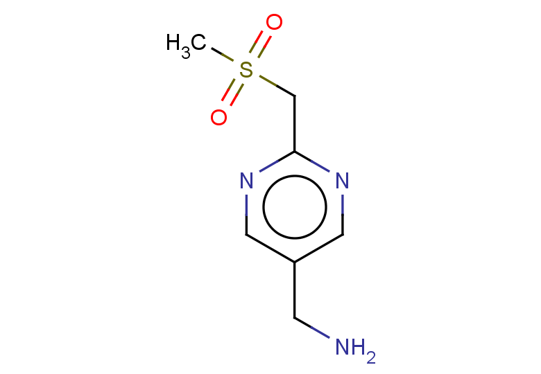 [2-(methanesulfonylmethyl)pyrimidin-5-yl]methanamine