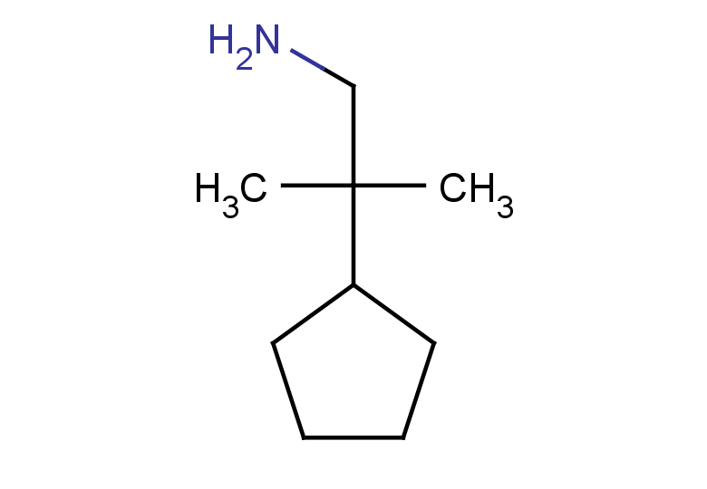 2-cyclopentyl-2-methylpropan-1-amine