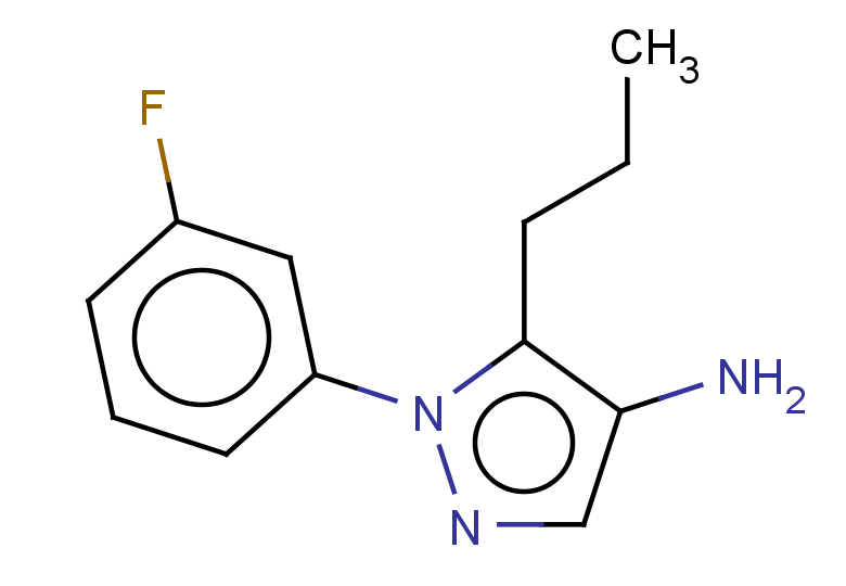 1-(3-fluorophenyl)-5-propyl-1H-pyrazol-4-amine