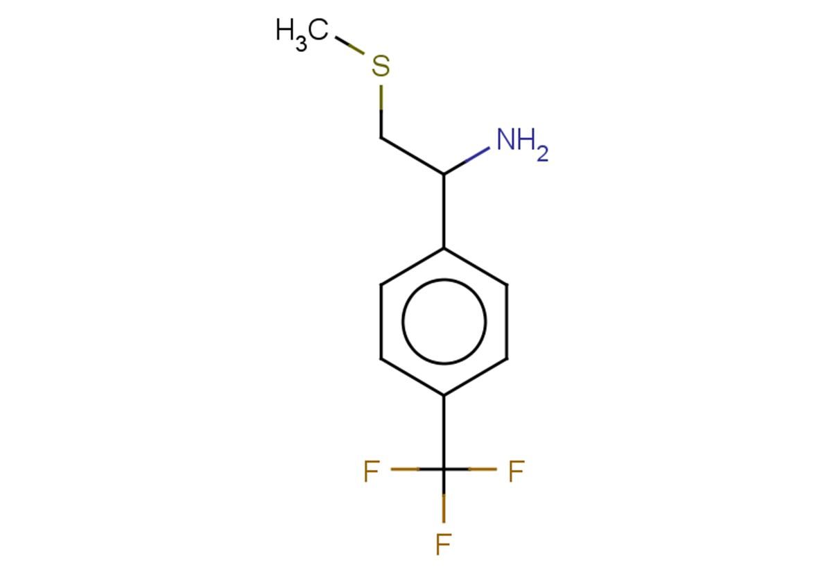 2-(methylsulfanyl)-1-[4-(trifluoromethyl)phenyl]ethan-1-amine