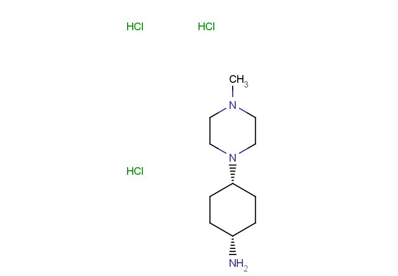 4-(4-methylpiperazin-1-yl)cyclohexan-1-amine trihydrochloride, cis
