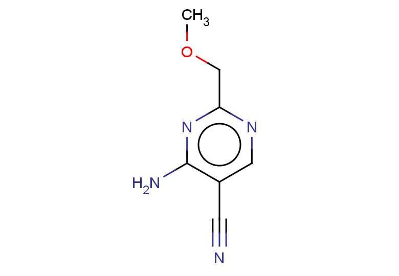 4-amino-2-(methoxymethyl)pyrimidine-5-carbonitrile