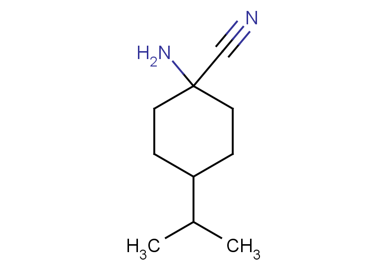 1-amino-4-(propan-2-yl)cyclohexane-1-carbonitrile