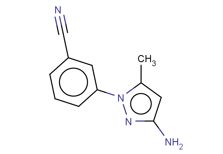 3-(3-amino-5-methyl-1H-pyrazol-1-yl)benzonitrile