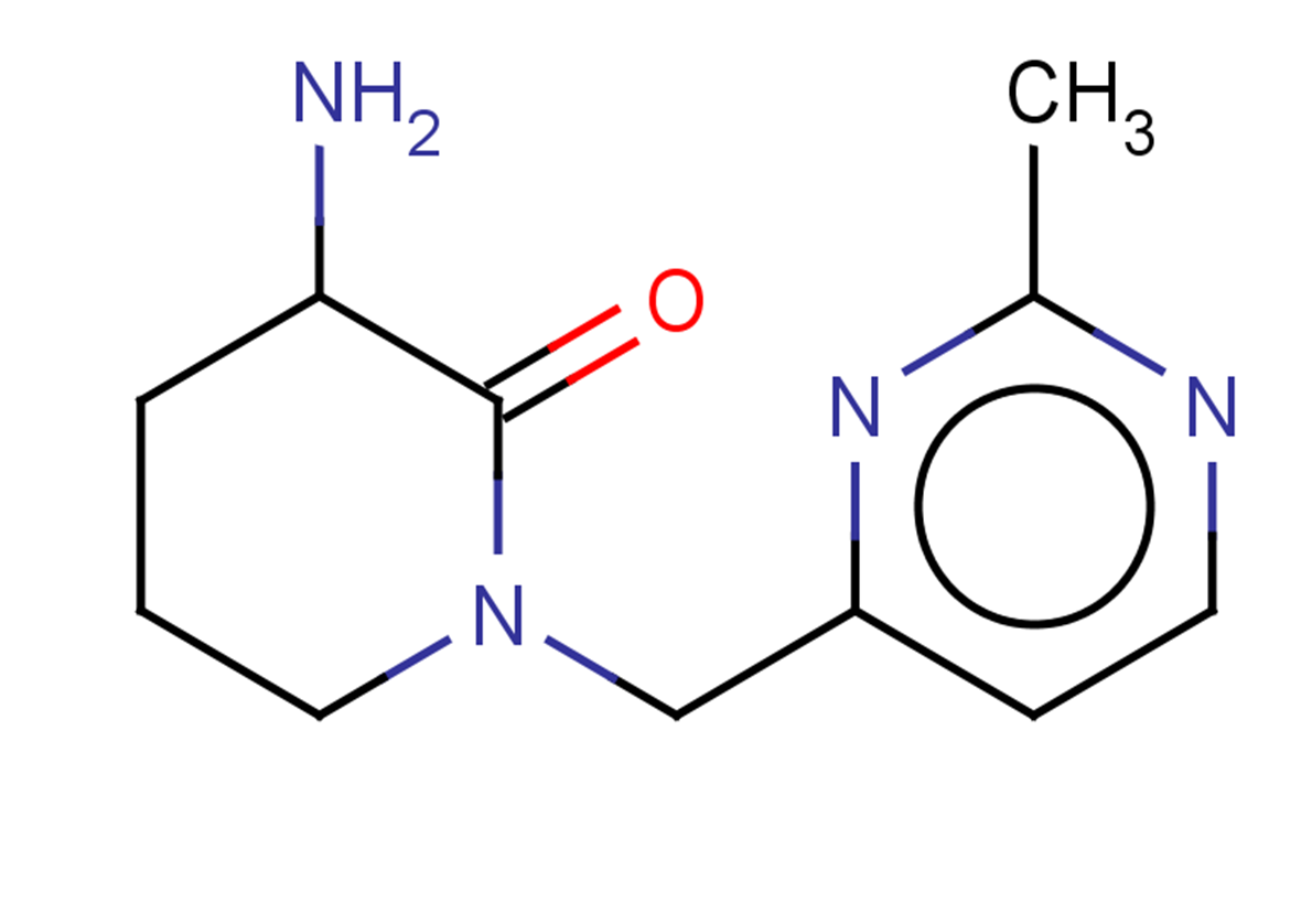 3-amino-1-[(2-methylpyrimidin-4-yl)methyl]piperidin-2-one