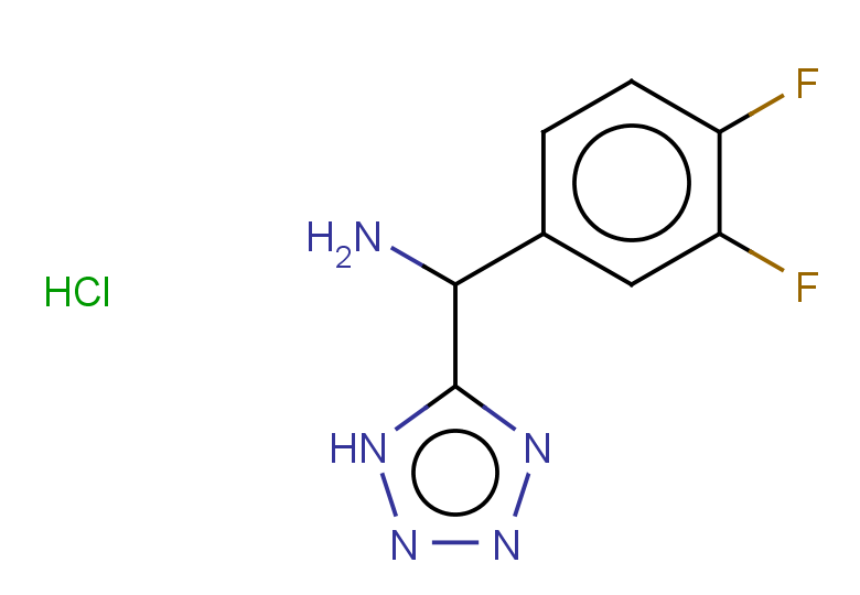 (3,4-difluorophenyl)(1H-1,2,3,4-tetrazol-5-yl)methanamine hydrochloride