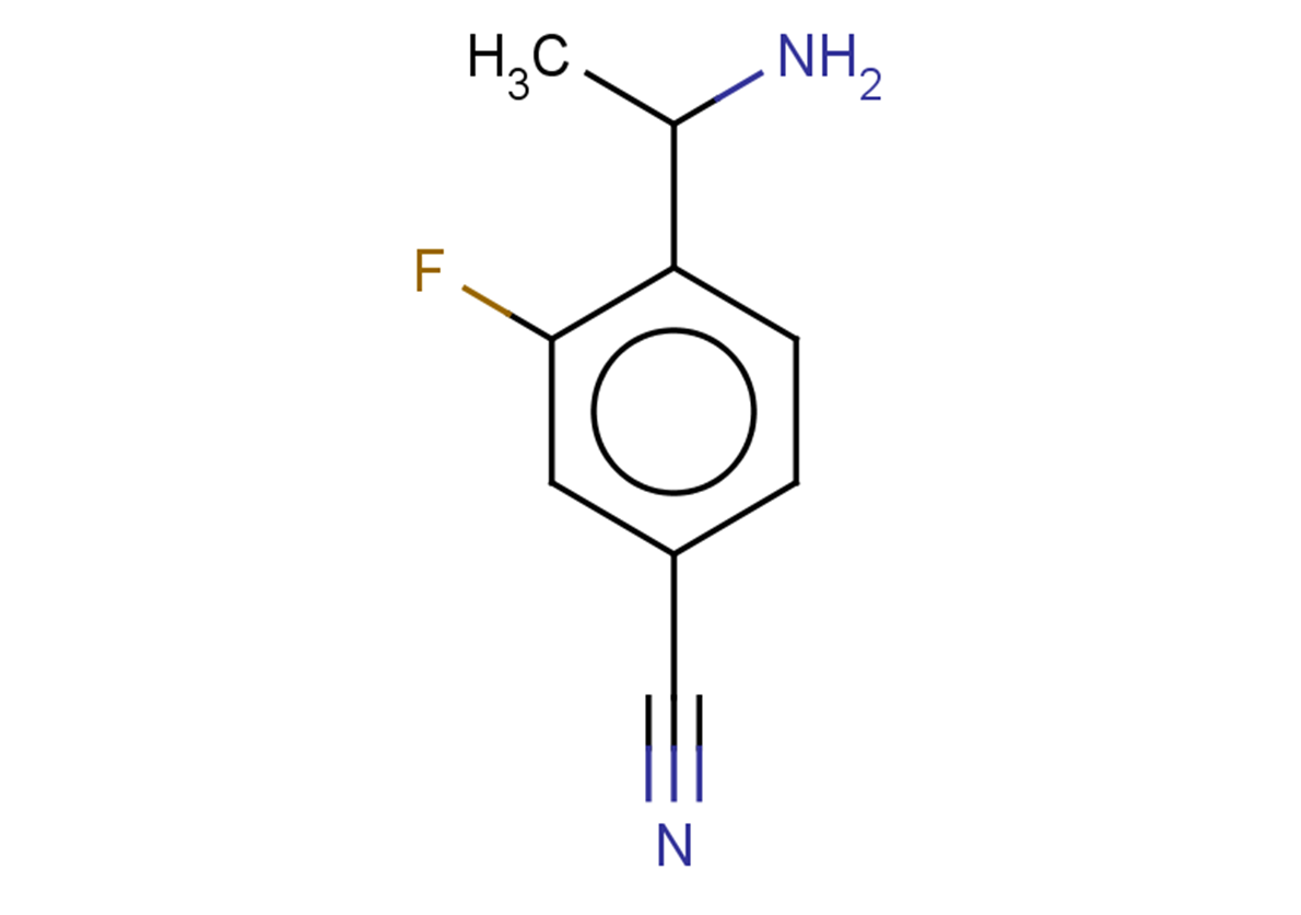 4-(1-aminoethyl)-3-fluorobenzonitrile