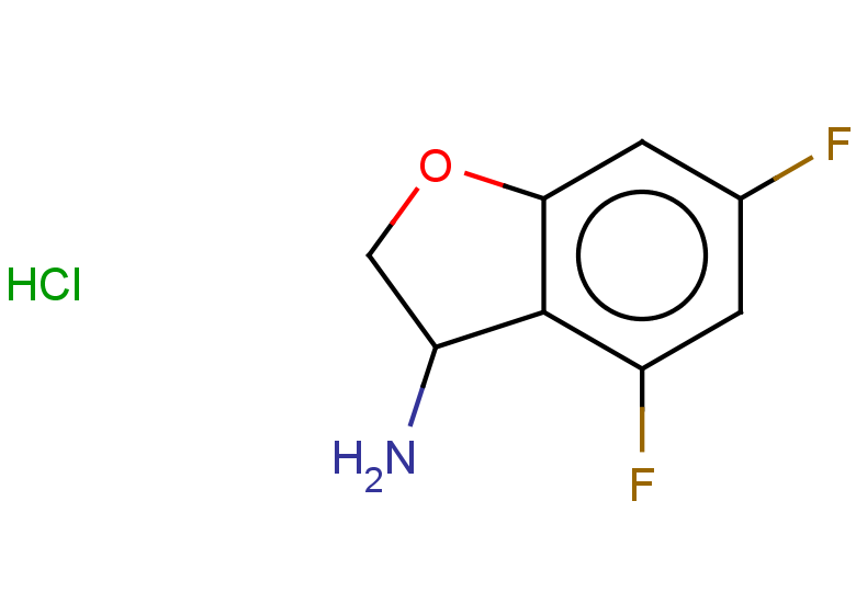 4,6-difluoro-2,3-dihydro-1-benzofuran-3-amine hydrochloride