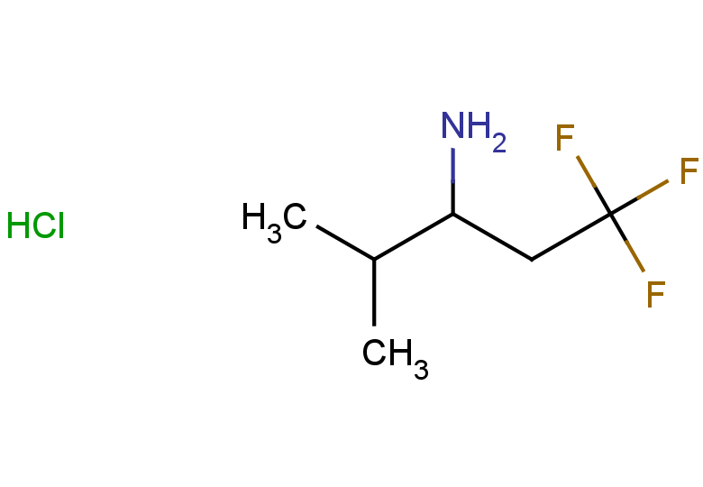 1,1,1-trifluoro-4-methylpentan-3-amine hydrochloride