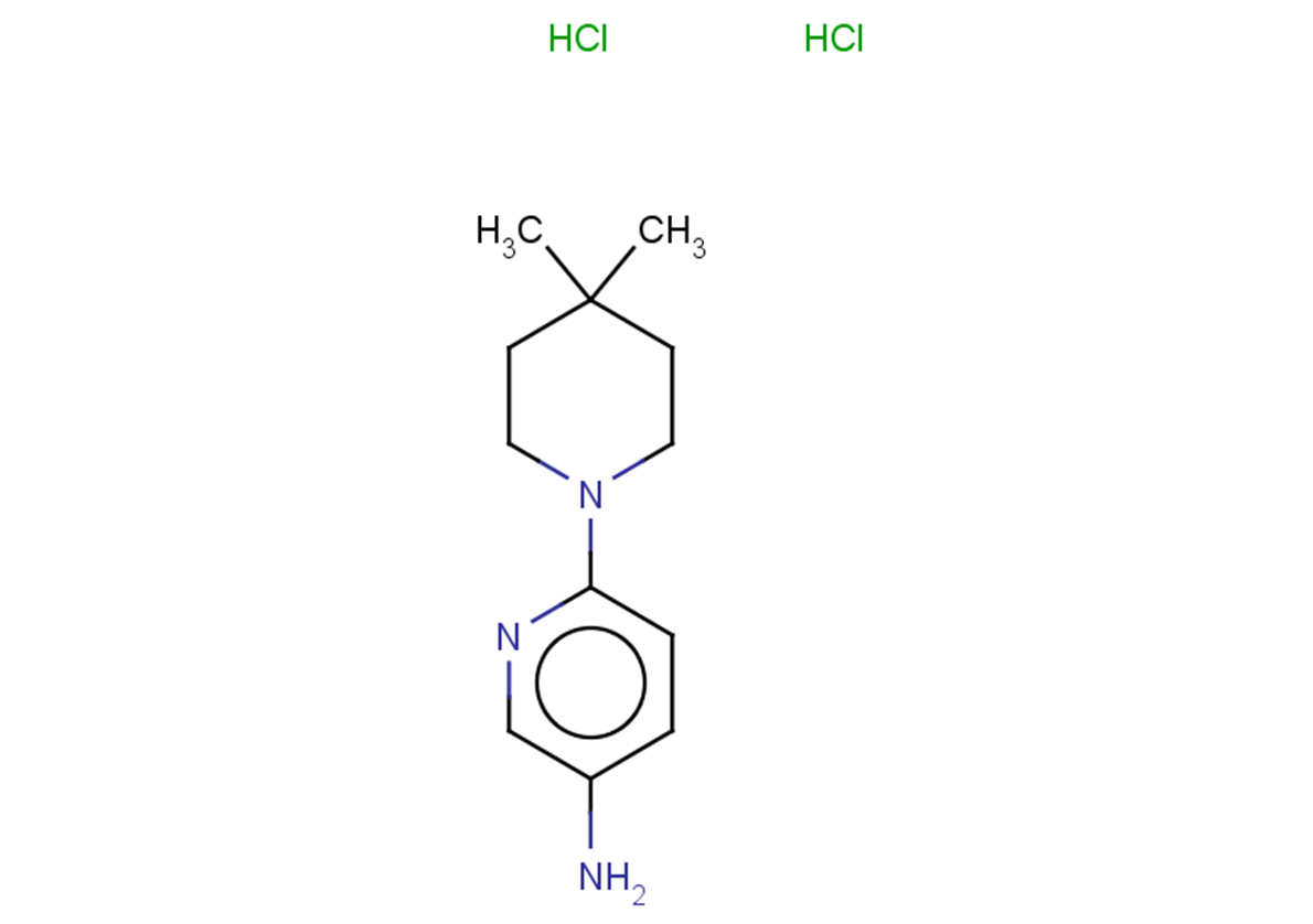 6-(4,4-dimethylpiperidin-1-yl)pyridin-3-amine dihydrochloride