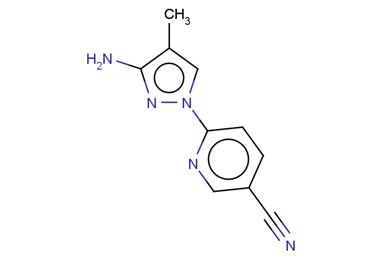 6-(3-amino-4-methyl-1H-pyrazol-1-yl)pyridine-3-carbonitrile