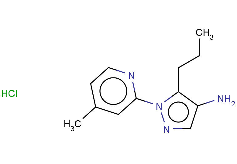 1-(4-methylpyridin-2-yl)-5-propyl-1H-pyrazol-4-amine hydrochloride