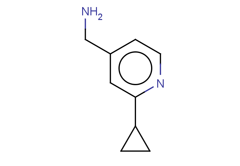 1-(2-cyclopropylpyridin-4-yl)methanamine