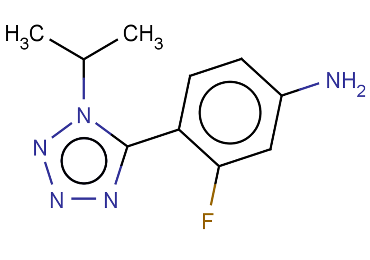 3-fluoro-4-[1-(propan-2-yl)-1H-1,2,3,4-tetrazol-5-yl]aniline