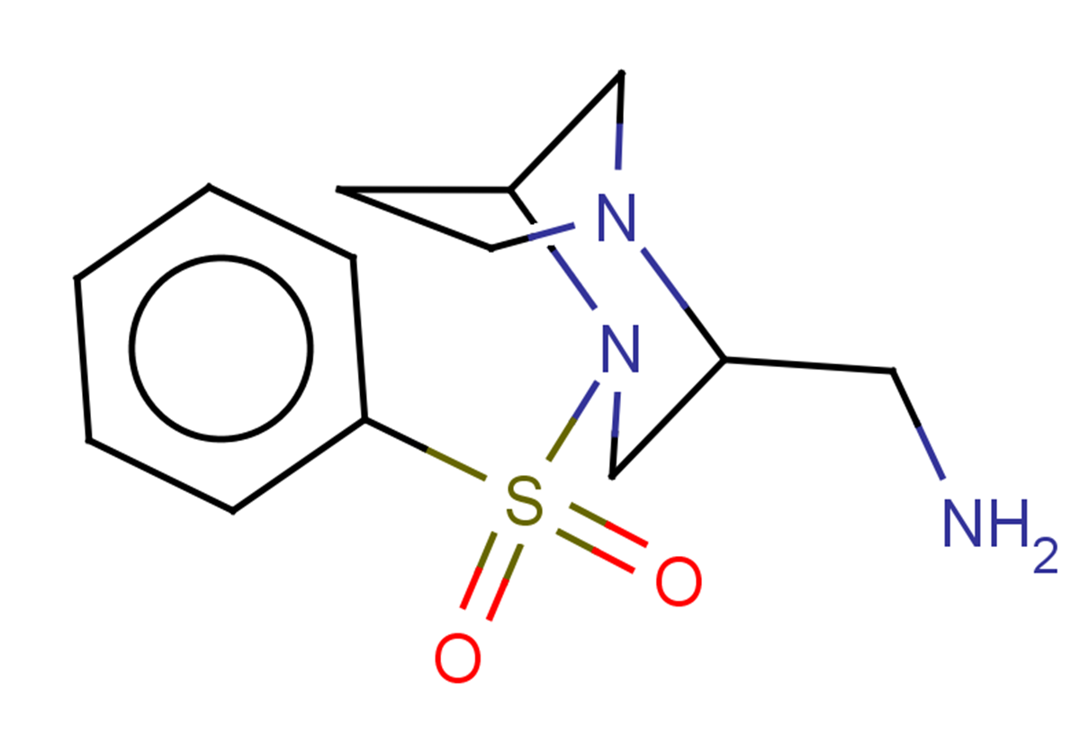 [4-(benzenesulfonyl)-1,4-diazabicyclo[3.2.1]octan-2-yl]methanamine