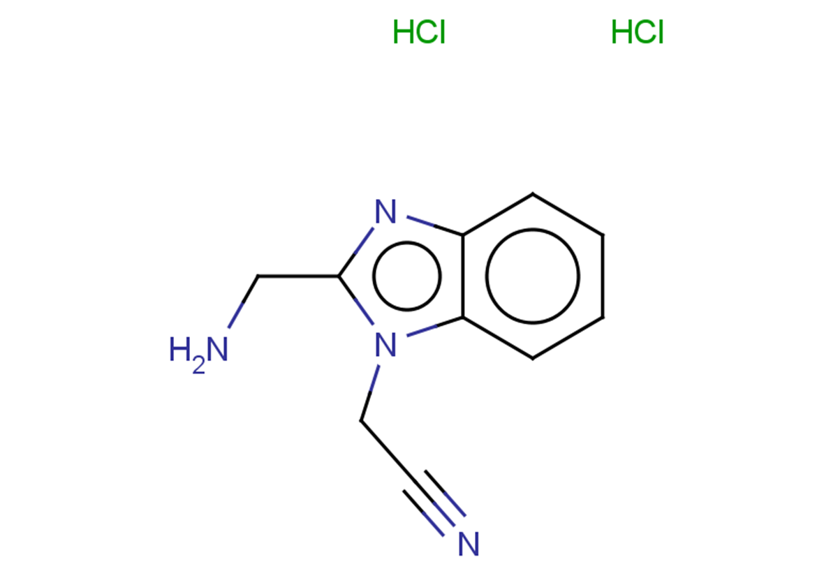 2-[2-(aminomethyl)-1H-1,3-benzodiazol-1-yl]acetonitrile dihydrochloride