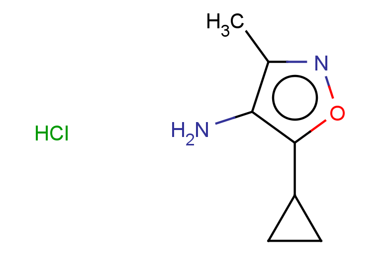 5-cyclopropyl-3-methyl-1,2-oxazol-4-amine hydrochloride