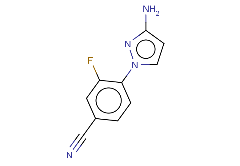 4-(3-amino-1H-pyrazol-1-yl)-3-fluorobenzonitrile