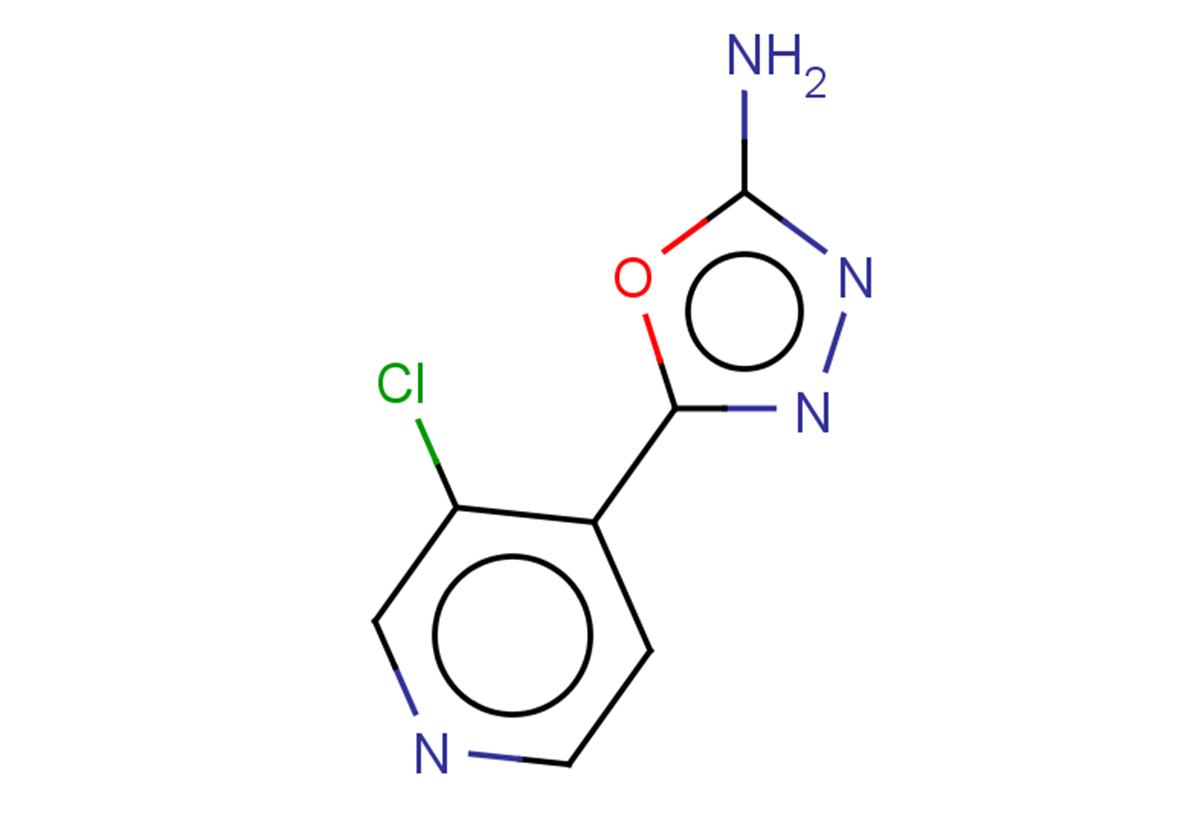 5-(3-chloropyridin-4-yl)-1,3,4-oxadiazol-2-amine