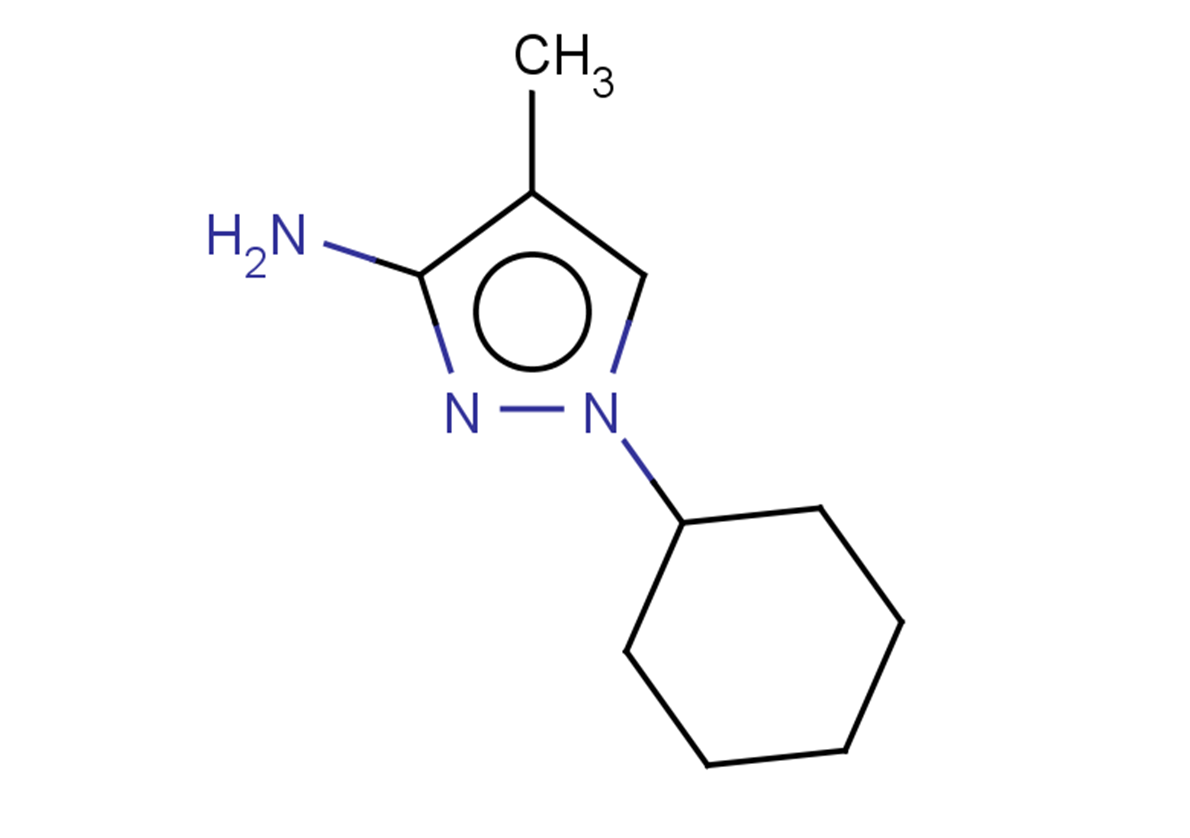 1-cyclohexyl-4-methyl-1H-pyrazol-3-amine