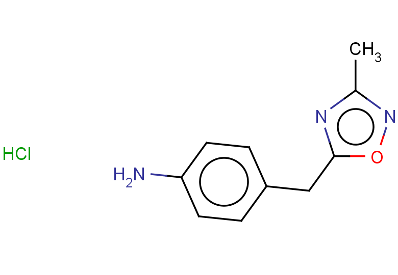 4-[(3-methyl-1,2,4-oxadiazol-5-yl)methyl]aniline hydrochloride