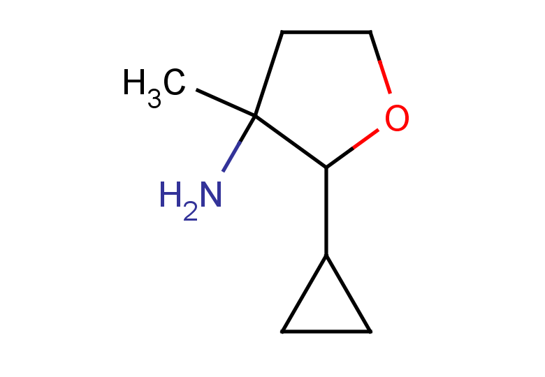 2-cyclopropyl-3-methyloxolan-3-amine