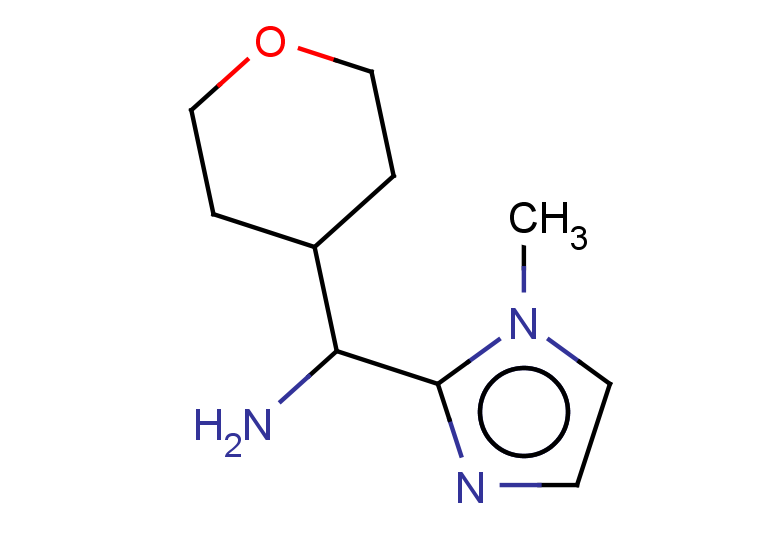(1-methyl-1H-imidazol-2-yl)(oxan-4-yl)methanamine