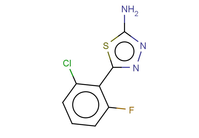 5-(2-chloro-6-fluorophenyl)-1,3,4-thiadiazol-2-amine