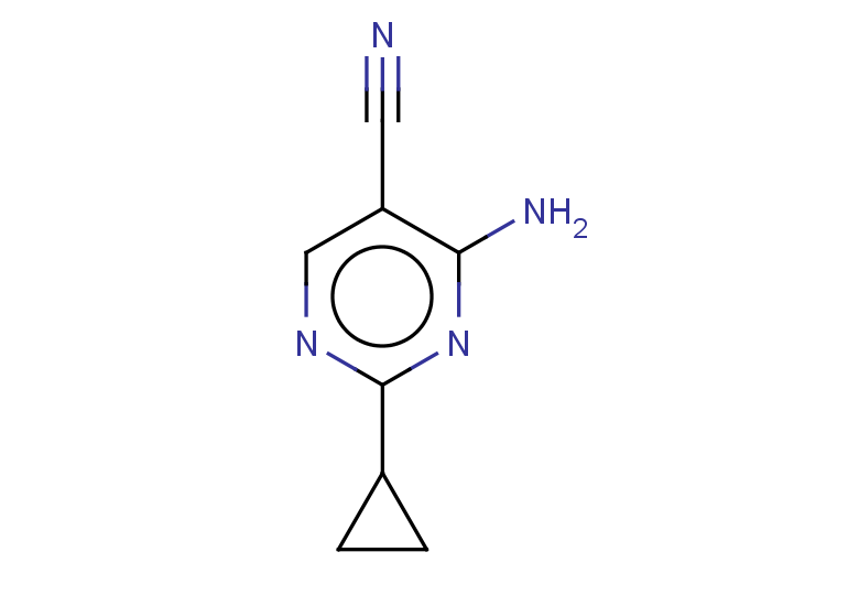 4-amino-2-cyclopropylpyrimidine-5-carbonitrile