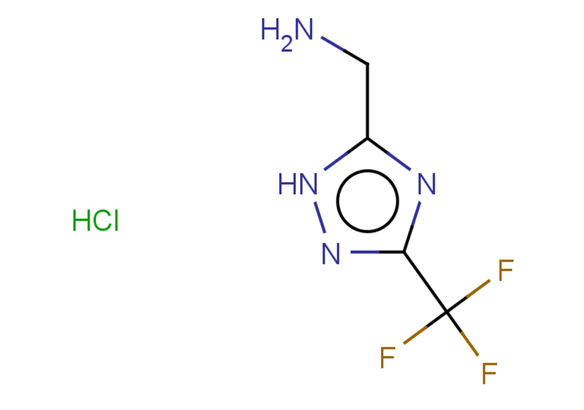 [3-(trifluoromethyl)-1H-1,2,4-triazol-5-yl]methanamine hydrochloride