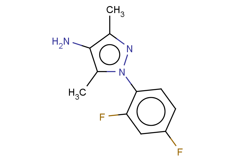 1-(2,4-difluorophenyl)-3,5-dimethyl-1H-pyrazol-4-amine