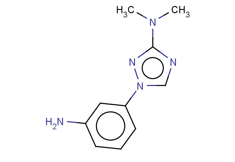 1-(3-aminophenyl)-N,N-dimethyl-1H-1,2,4-triazol-3-amine