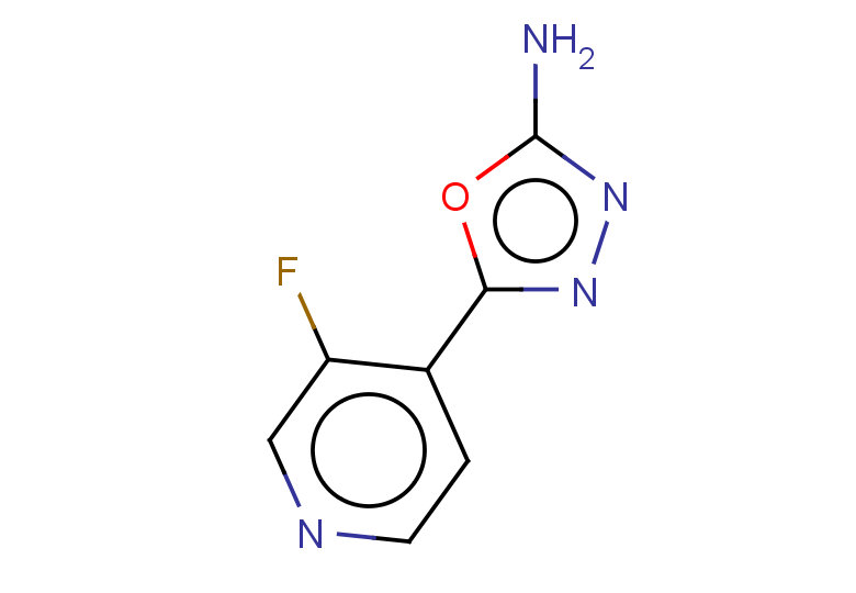 5-(3-fluoropyridin-4-yl)-1,3,4-oxadiazol-2-amine