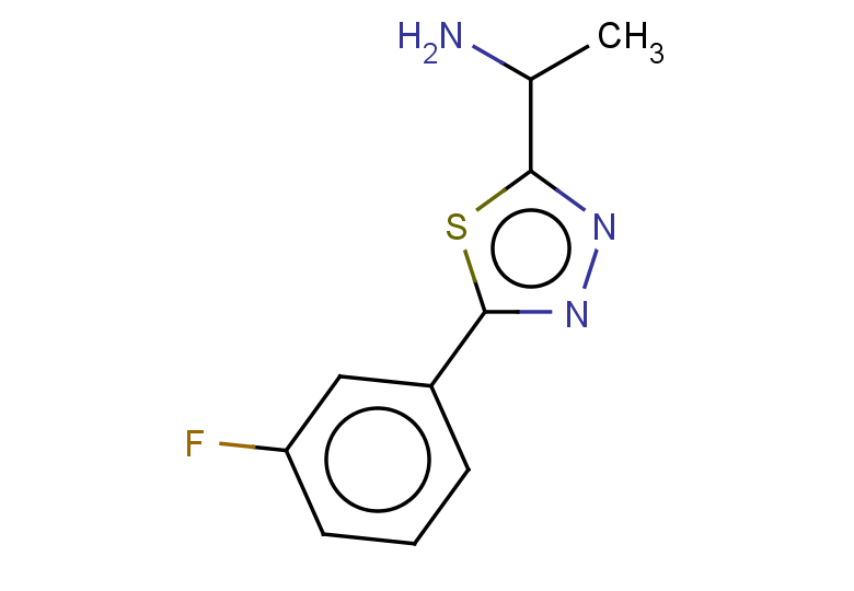 1-[5-(3-fluorophenyl)-1,3,4-thiadiazol-2-yl]ethan-1-amine