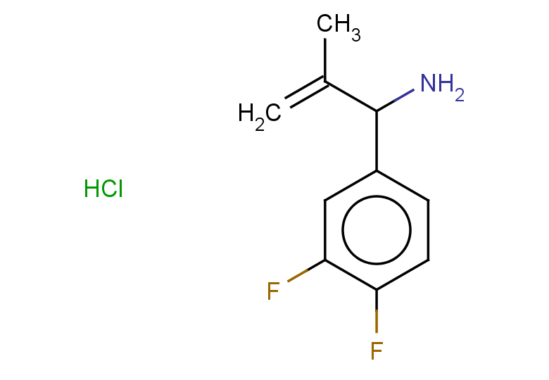 1-(3,4-difluorophenyl)-2-methylprop-2-en-1-amine hydrochloride