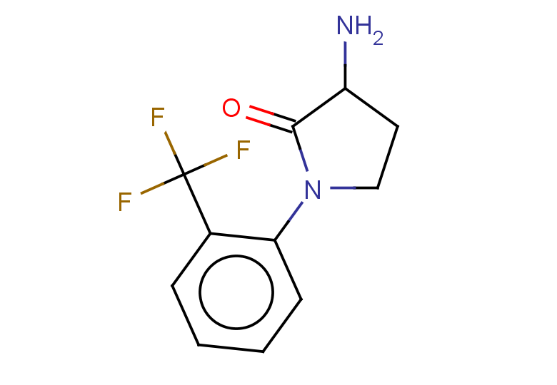 3-amino-1-[2-(trifluoromethyl)phenyl]pyrrolidin-2-one